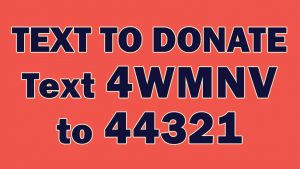 Women's March Napa Valley Text to Donate